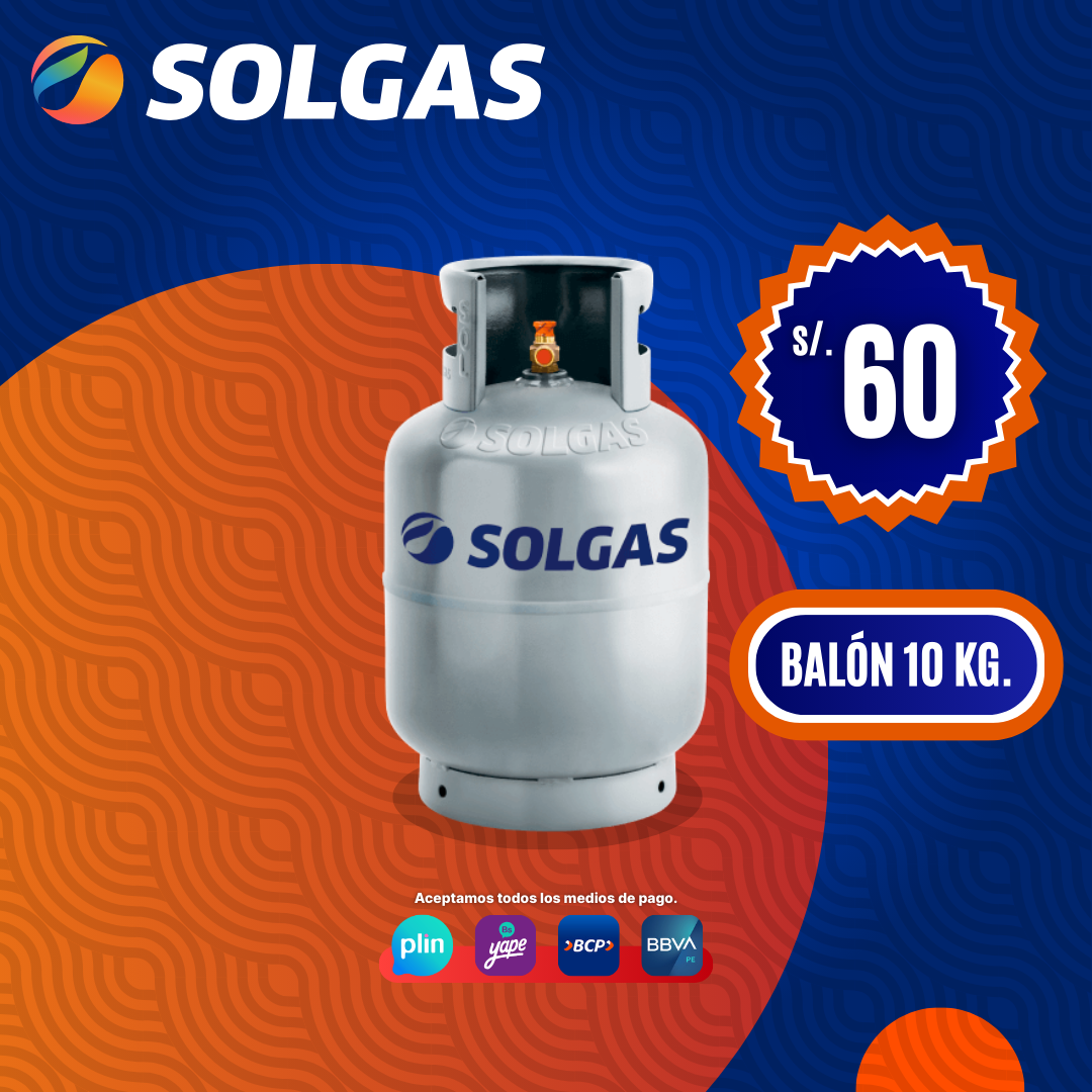 Balón Solgas 10kg